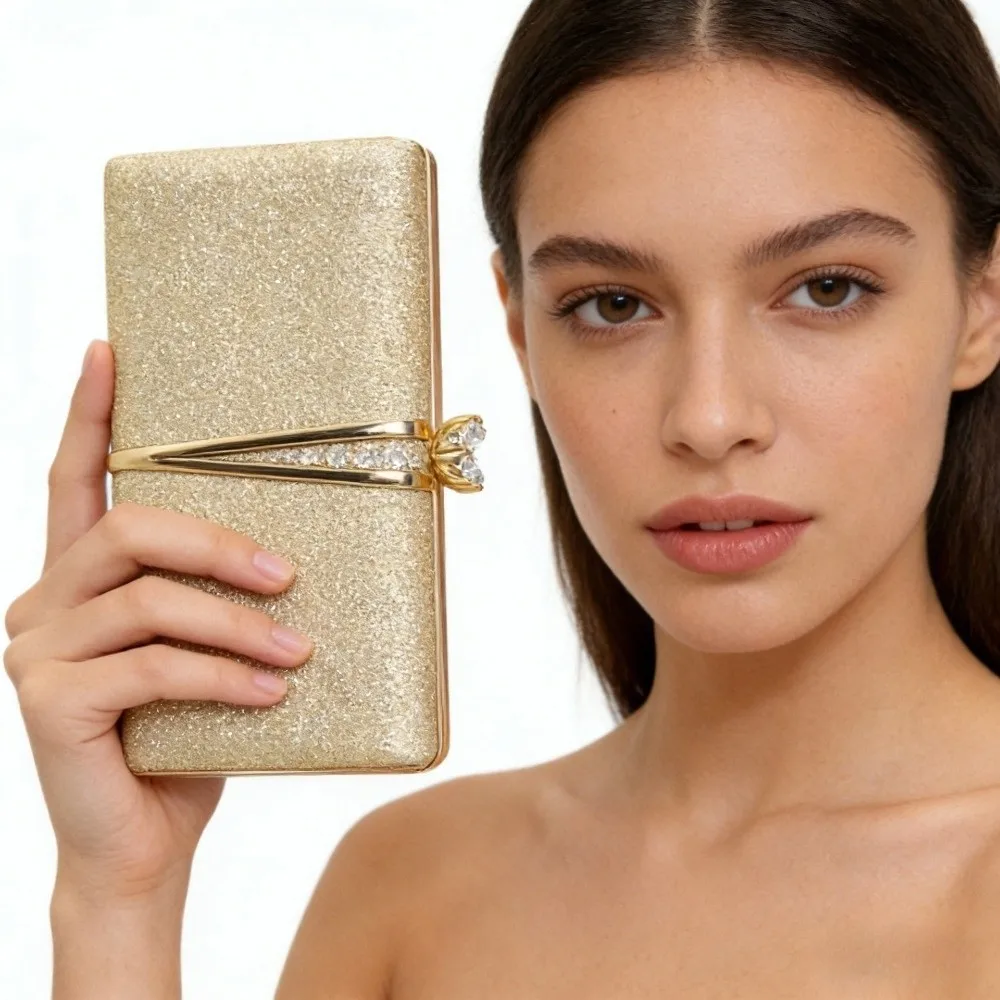 Elegant Sequin Evening Banquet Bag Large Capacity Glitter Box Handbag Single Shoulder Phone Pouch Ladies Clutch Bag Party
Elegant Sequin Evening Banquet Bag Large Capacity Glitter Box Handbag Single Shoulder Phone Pouch Ladies Clutch Bag Party