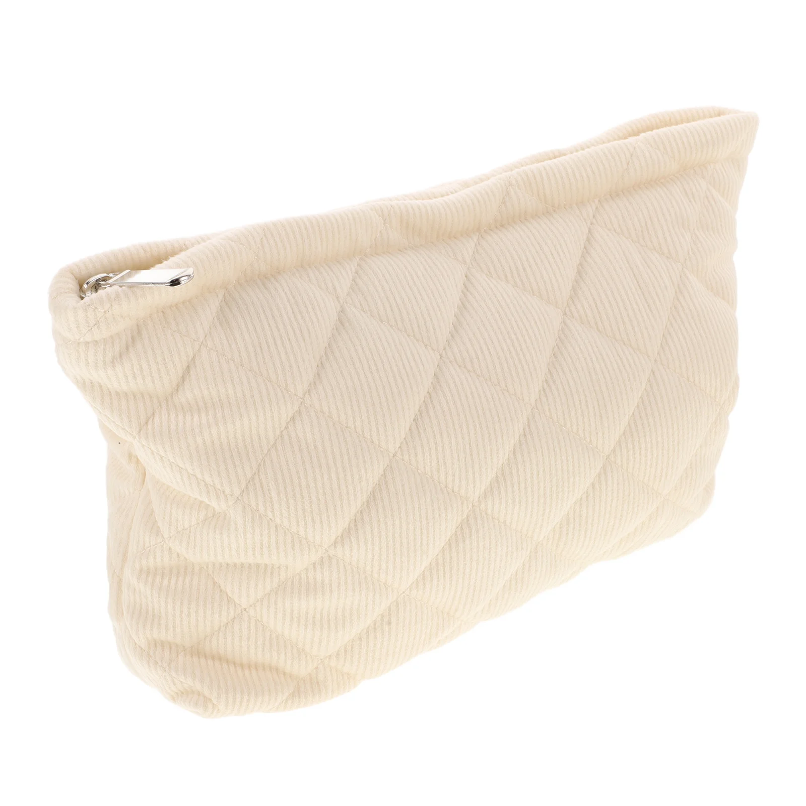 Large Capacity Quilted Makeup Bag for Women Corduroy Plaid Pouch with Zipper Toiletry Organizer Travel Picnic Beige
Large Capacity Quilted Makeup Bag for Women Corduroy Plaid Pouch with Zipper Toiletry Organizer Travel Picnic Beige