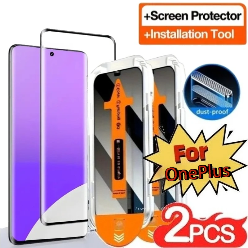 2PCS Tempered Glass for OnePlus 13 12 11 10 9 8 Pro Screen Protector for Oneplus 13R 12R 11R 10R Protective with Install Kit
2PCS Tempered Glass for OnePlus 13 12 11 10 9 8 Pro Screen Protector for Oneplus 13R 12R 11R 10R Protective with Install Kit