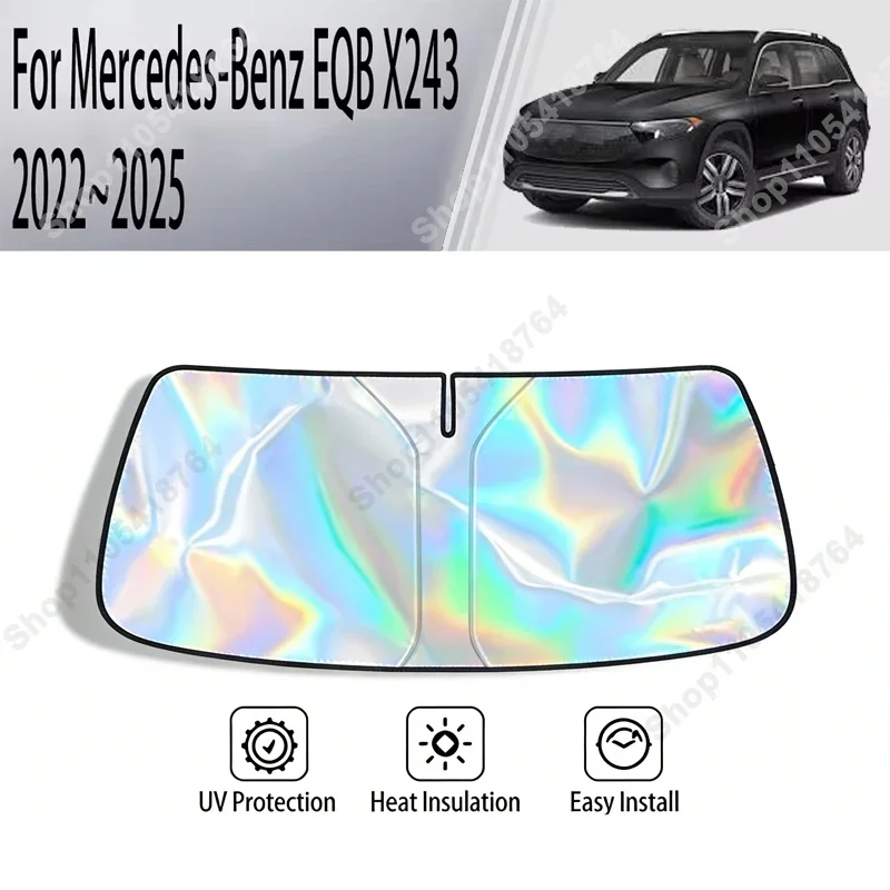 For Mercedes-Benz EQB X243 2022-2025 Sunshade Cover Car Windshield SunShades Sun UV Protector Cover Car Front Windscreen Cover
For Mercedes-Benz EQB X243 2022-2025 Sunshade Cover Car Windshield SunShades Sun UV Protector Cover Car Front Windscreen Cover