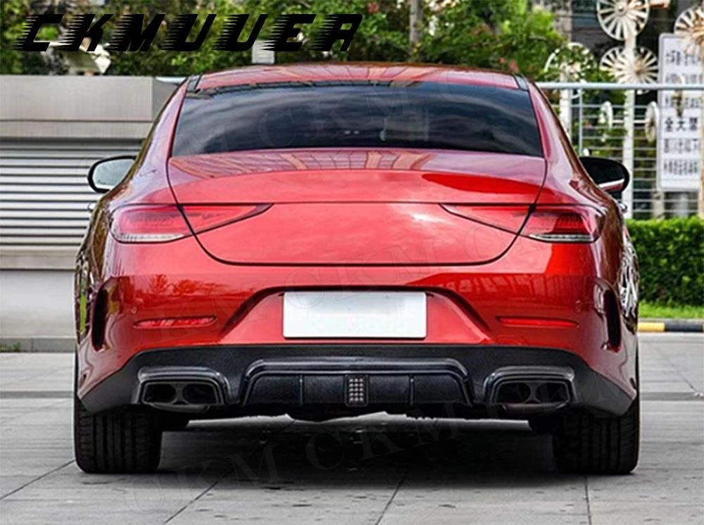 Carbon Fiber Rear Bumper Lip Diffuser with Light Exhaust for Mercedes Benz CLS Class C257 CLS260 300 350 450 CLS53 AMG 2019 UP
Carbon Fiber Rear Bumper Lip Diffuser with Light Exhaust for Mercedes Benz CLS Class C257 CLS260 300 350 450 CLS53 AMG 2019 UP