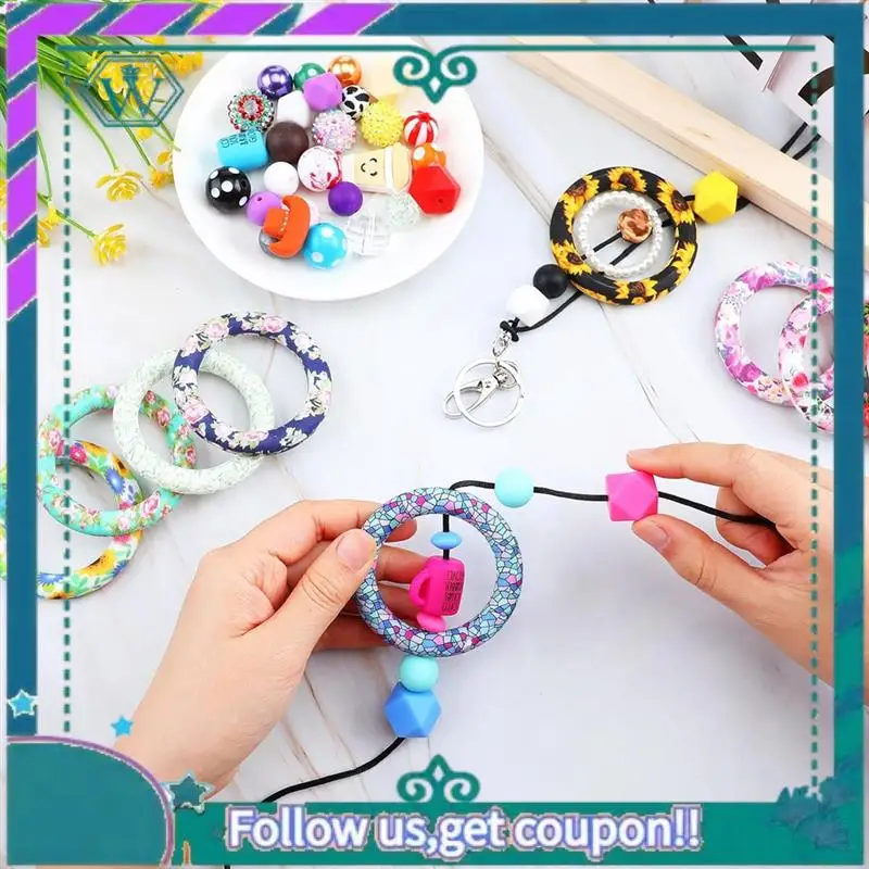 Premium 32 PCS Silicone Beaded Rings Set Kit 65Mm Round Silicone Ring Set DIY Key Chain Necklace Jewelry Making Charms
Premium 32 PCS Silicone Beaded Rings Set Kit 65Mm Round Silicone Ring Set DIY Key Chain Necklace Jewelry Making Charms