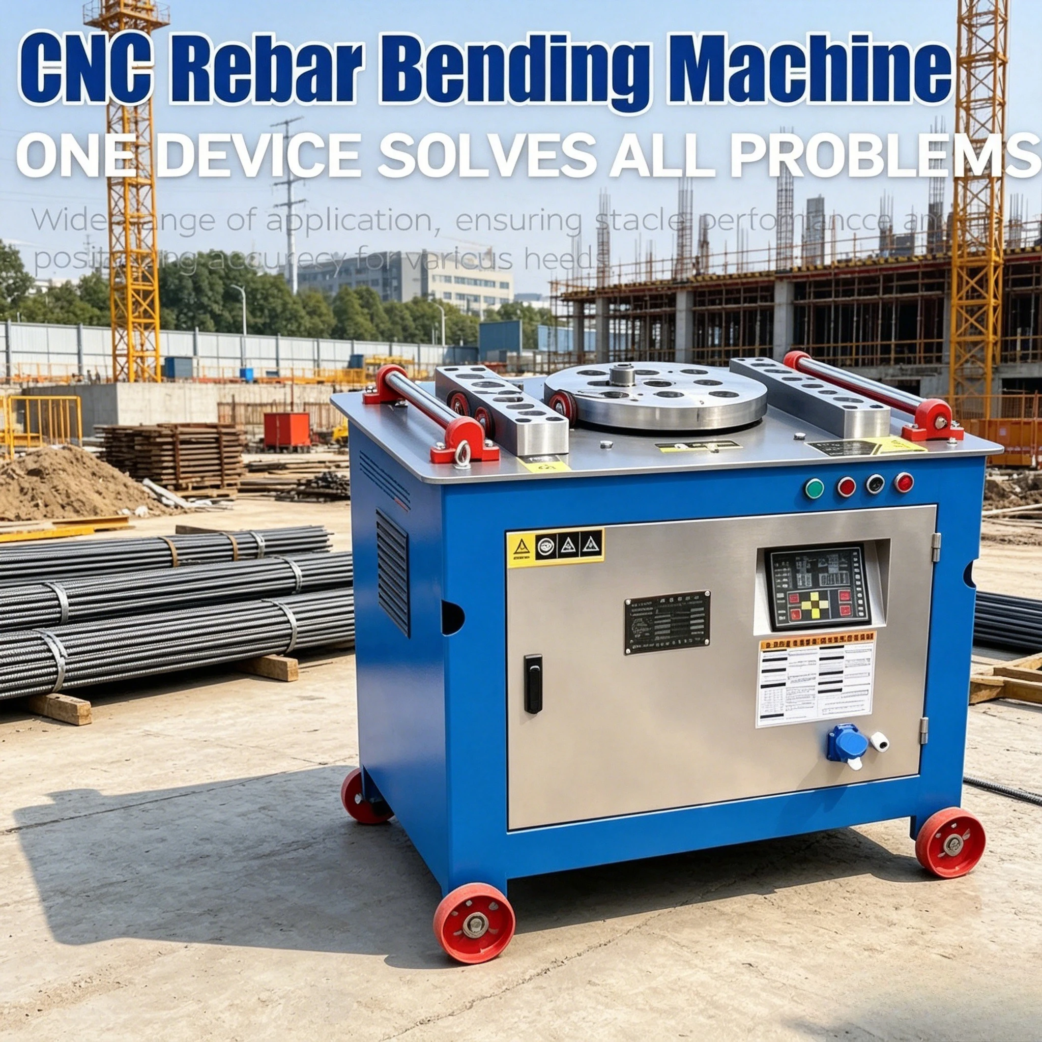 High Efficiency Electric Stainless Steel Rebar Bending Machine with CNC Control High-Accuracy Stirrup Bender for Construction
High Efficiency Electric Stainless Steel Rebar Bending Machine with CNC Control High-Accuracy Stirrup Bender for Construction