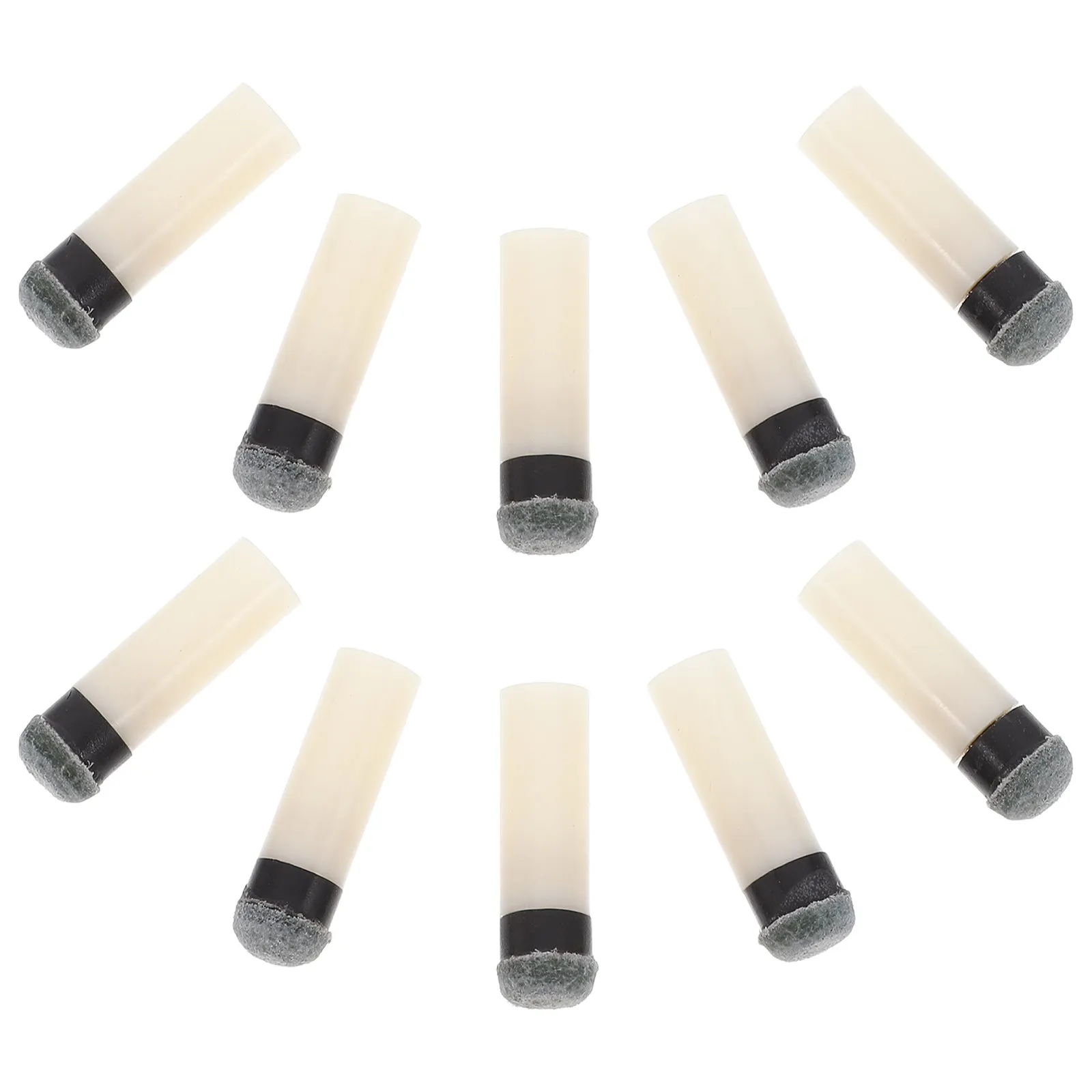 10Pcs Pool Cue Tips Screw on 10Mm Replacement Billiard Pool Cue Stick Kit Repair Accessories Tip Replacement Stick
10Pcs Pool Cue Tips Screw on 10Mm Replacement Billiard Pool Cue Stick Kit Repair Accessories Tip Replacement Stick
