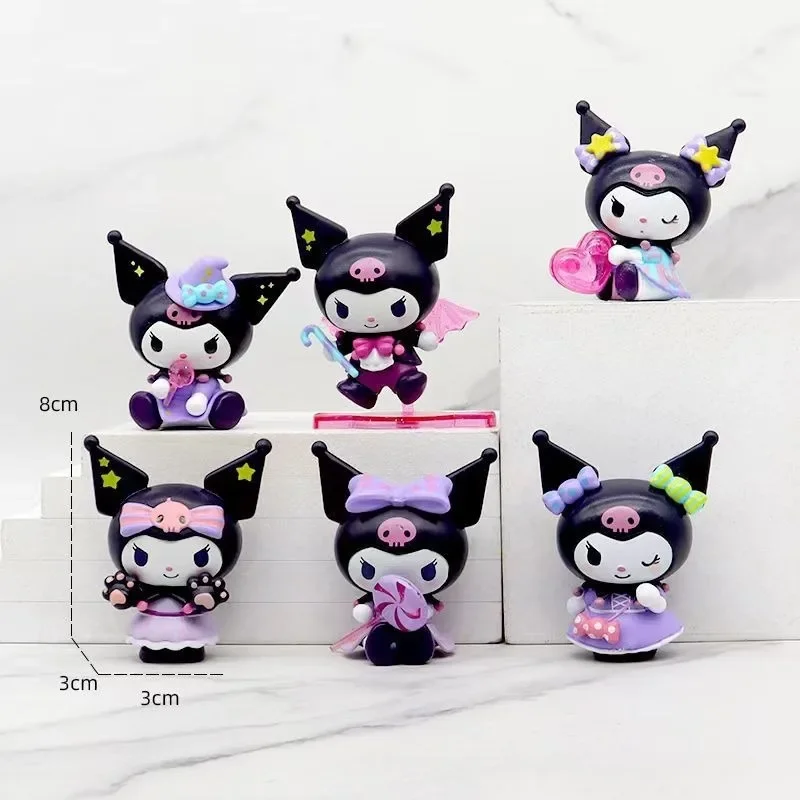 Sanrio Halloween Gift Kuromi Dolls Anime Action Figure Cute Toys Q Figural Car Desk Cake Decoration Model Children Birthday Gift
Sanrio Halloween Gift Kuromi Dolls Anime Action Figure Cute Toys Q Figural Car Desk Cake Decoration Model Children Birthday Gift