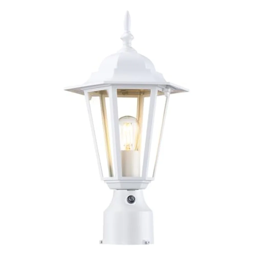 Dusk to Dawn Outdoor Post Light, Pole Lantern, Waterproof Die-Cast Aluminum Pole Light Fixture with Glass, Exterior Post Lamp f
Dusk to Dawn Outdoor Post Light, Pole Lantern, Waterproof Die-Cast Aluminum Pole Light Fixture with Glass, Exterior Post Lamp f