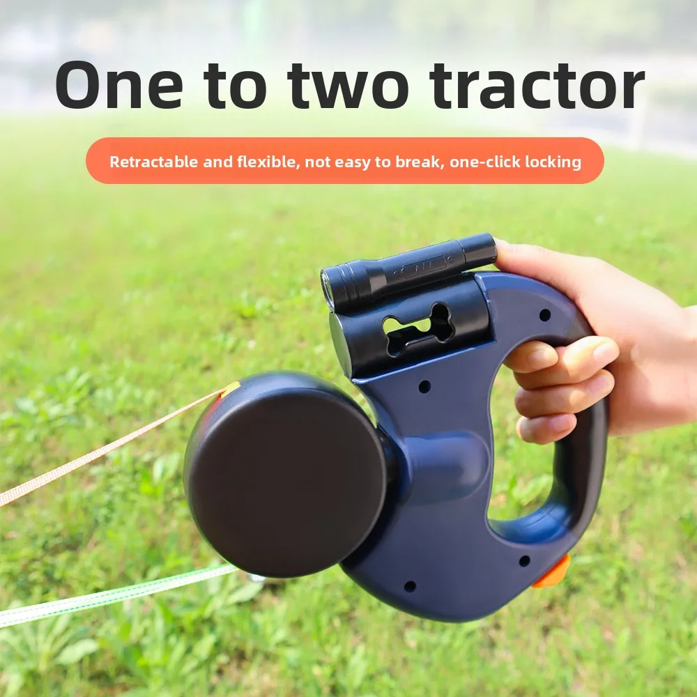 One-to-two Pet Leash, Automatic Retractable Retractor, Dog Chest Strap, Outdoor Small and Medium-sized Dog Walking Artifact
One-to-two Pet Leash, Automatic Retractable Retractor, Dog Chest Strap, Outdoor Small and Medium-sized Dog Walking Artifact
