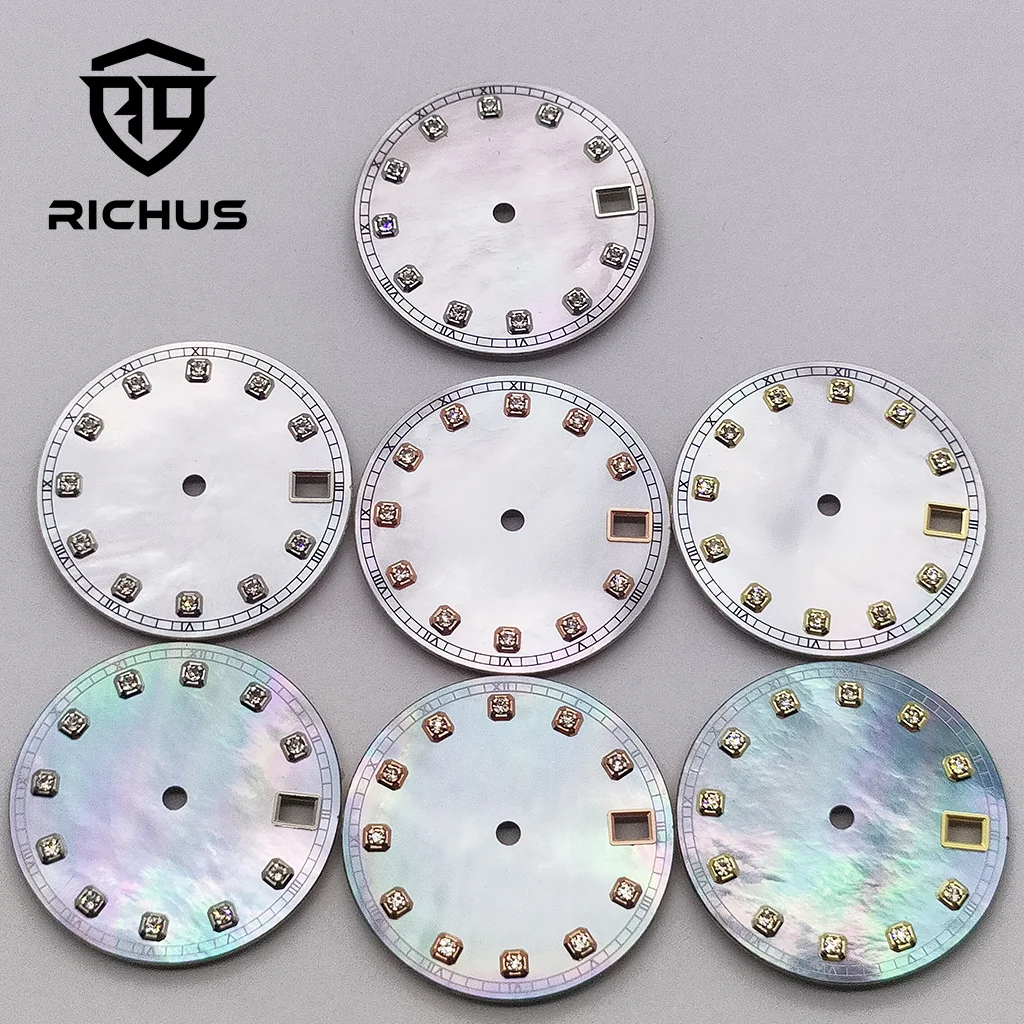 RICHUS NH35 Watch Dial 28.5mm Watch Dial Fit NH34 NH35 NH36 Movement Watch Accessories
RICHUS NH35 Watch Dial 28.5mm Watch Dial Fit NH34 NH35 NH36 Movement Watch Accessories
