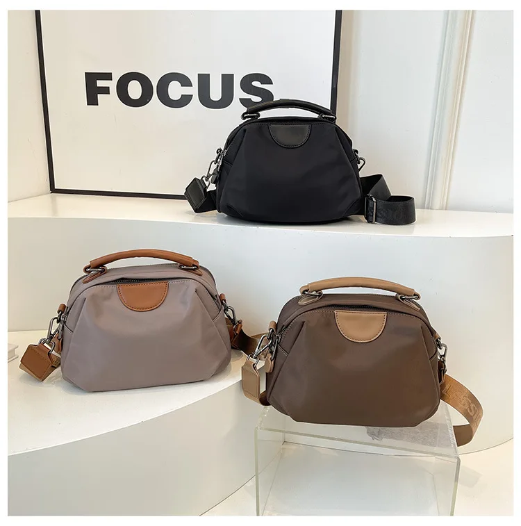 New Women's Shoulder Bag Fashion Nylon Waterproof Handbag Simple Retro Crossbody Bag Large Capacity Daily with Ladies Bag
New Women's Shoulder Bag Fashion Nylon Waterproof Handbag Simple Retro Crossbody Bag Large Capacity Daily with Ladies Bag