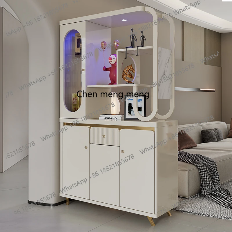 Entry entrance shoe cabinet integrated light luxury modern simple screen partition living room wine cabinet
Entry entrance shoe cabinet integrated light luxury modern simple screen partition living room wine cabinet