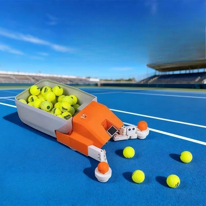 New intelligent tennis ball picking robot Professional ball picking machine Convenient automatic ball picking and storage
New intelligent tennis ball picking robot Professional ball picking machine Convenient automatic ball picking and storage