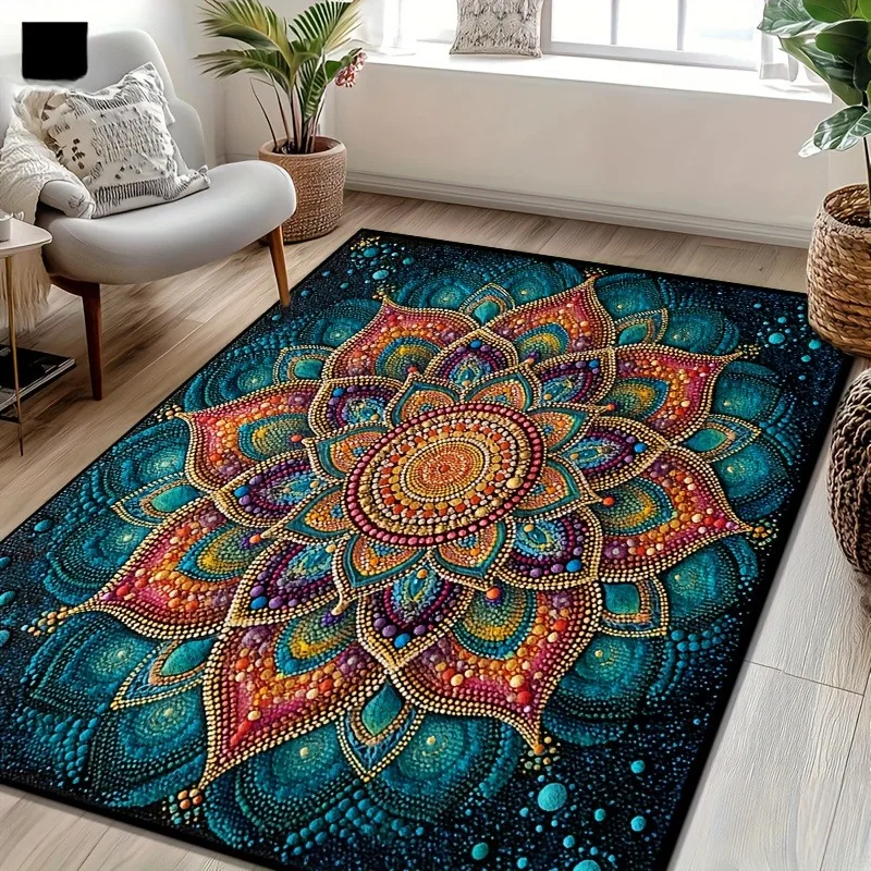 Mandala Pattern Carpet, Suitable for Living Room, Bedroom, Office, Home Decoration, Bohemian Home Decor, Artistic Pattern
Mandala Pattern Carpet, Suitable for Living Room, Bedroom, Office, Home Decoration, Bohemian Home Decor, Artistic Pattern