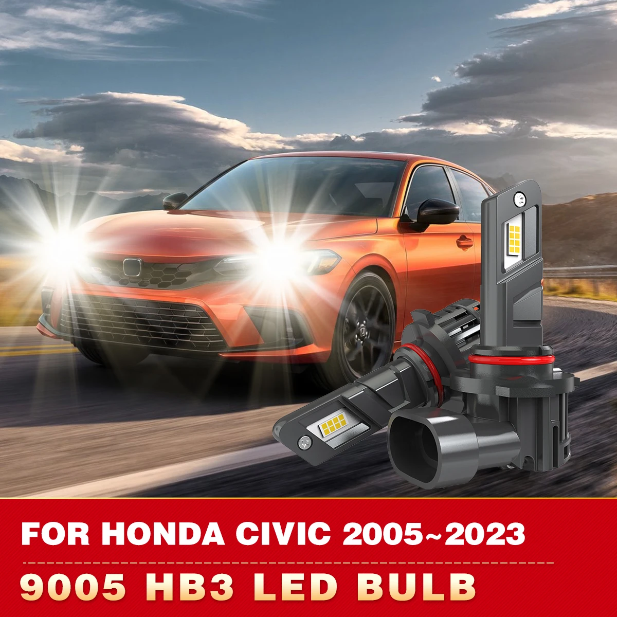 2x 9005 HB3 LED Canbus Headlight Bulb 24000LM LED Car Head Fog Light White With Fan led Super Bright For Honda Civic 2005~2023
2x 9005 HB3 LED Canbus Headlight Bulb 24000LM LED Car Head Fog Light White With Fan led Super Bright For Honda Civic 2005~2023