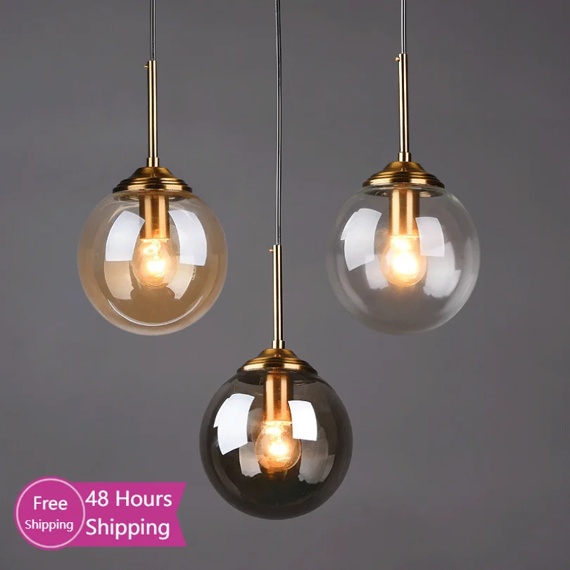 Modern Glass Ball Pendant Lighting Fixture Golden Ring Kitchen Dining Room Bedside Hanging Lamps Luminaire Suspension Lights
Modern Glass Ball Pendant Lighting Fixture Golden Ring Kitchen Dining Room Bedside Hanging Lamps Luminaire Suspension Lights