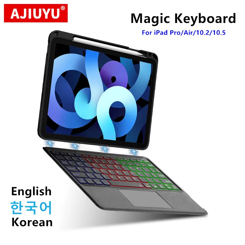 AJIUYU Korean Magic Keyboard For iPad Pro 11 Inch 2nd 3rd 12.9 6th 2018-2022 Air 4th 5th 10.2 7th-9th 10.5 Smart Cover Case 한국어
AJIUYU Korean Magic Keyboard For iPad Pro 11 Inch 2nd 3rd 12.9 6th 2018-2022 Air 4th 5th 10.2 7th-9th 10.5 Smart Cover Case 한국어