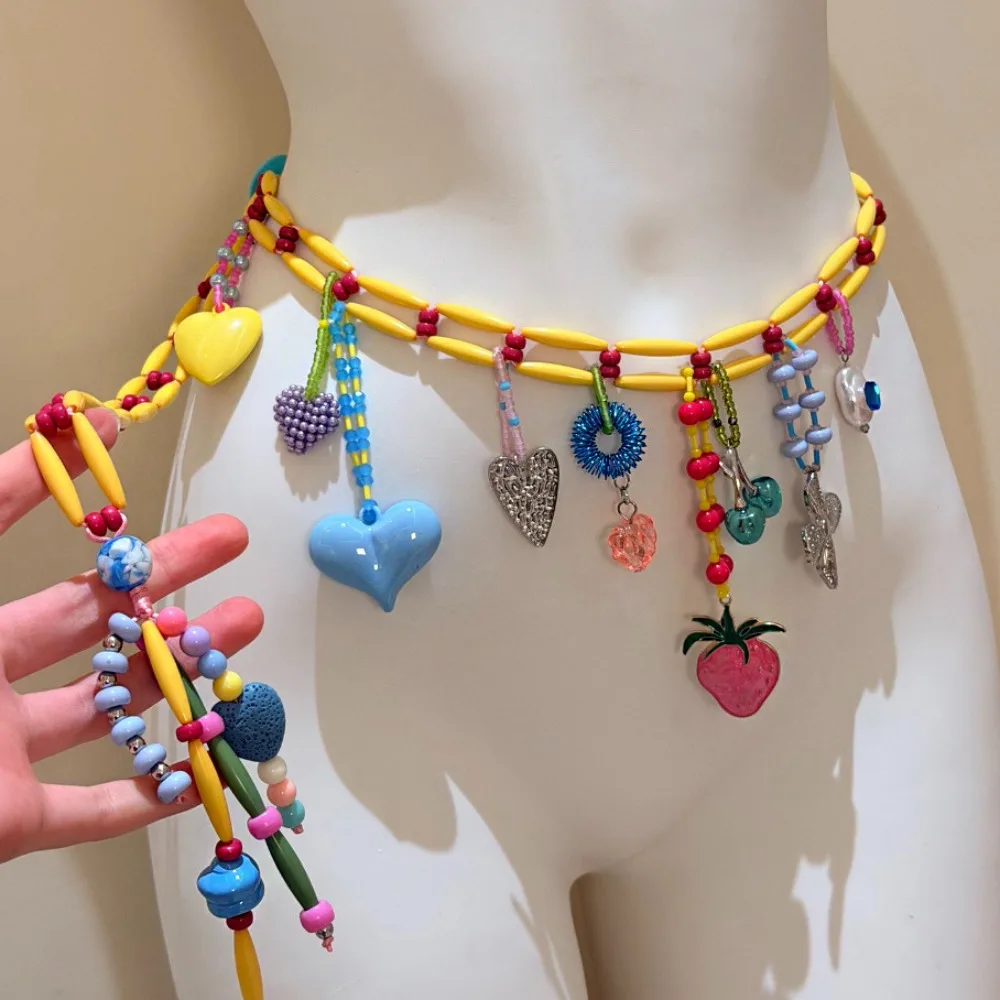 Retro Hollow Out Dopamine Colored Beaded Waist Chain Y2K Harajuku Metal Waist Chain Tassel Geometric Bohemian Body Chain Women
Retro Hollow Out Dopamine Colored Beaded Waist Chain Y2K Harajuku Metal Waist Chain Tassel Geometric Bohemian Body Chain Women