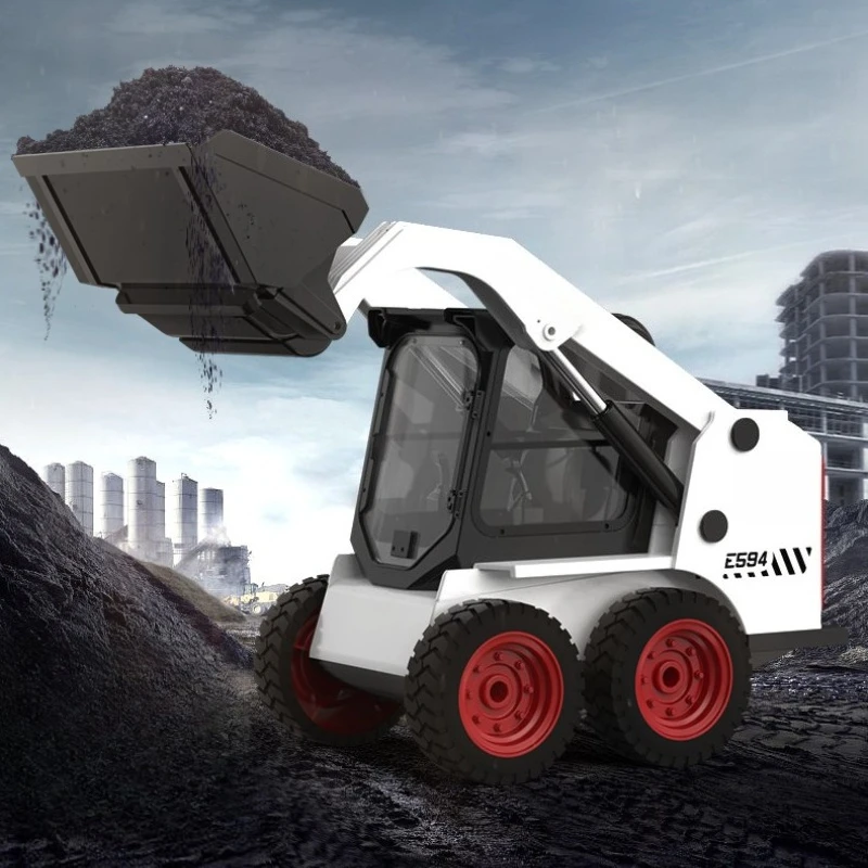 1/14 Scale Remote Control Bulldozer Skid Steer Loader, Electric Construction Vehicle High-fidelity Sound Toy Bulldozer Model
1/14 Scale Remote Control Bulldozer Skid Steer Loader, Electric Construction Vehicle High-fidelity Sound Toy Bulldozer Model
