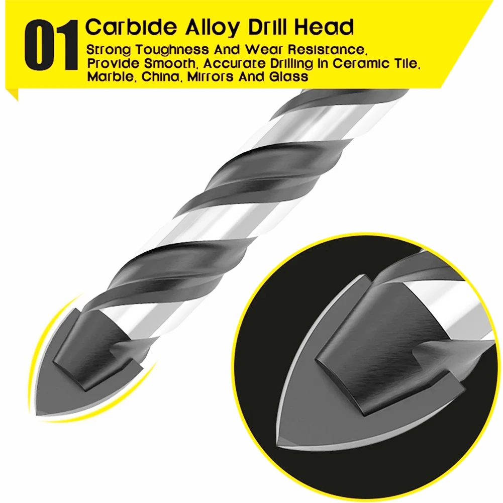 Efficient Triangular Drill Bits for Ceramic Concrete Strong Toughness Wear Resistance Electric Drill Compatibility
Efficient Triangular Drill Bits for Ceramic Concrete Strong Toughness Wear Resistance Electric Drill Compatibility
