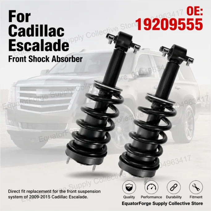 For 2009-2015 Cadillac Escalade Pair Inductive Shock Strut Assembly, Direct Mount Comfort Stable Ride OE Number 19209555
For 2009-2015 Cadillac Escalade Pair Inductive Shock Strut Assembly, Direct Mount Comfort Stable Ride OE Number 19209555