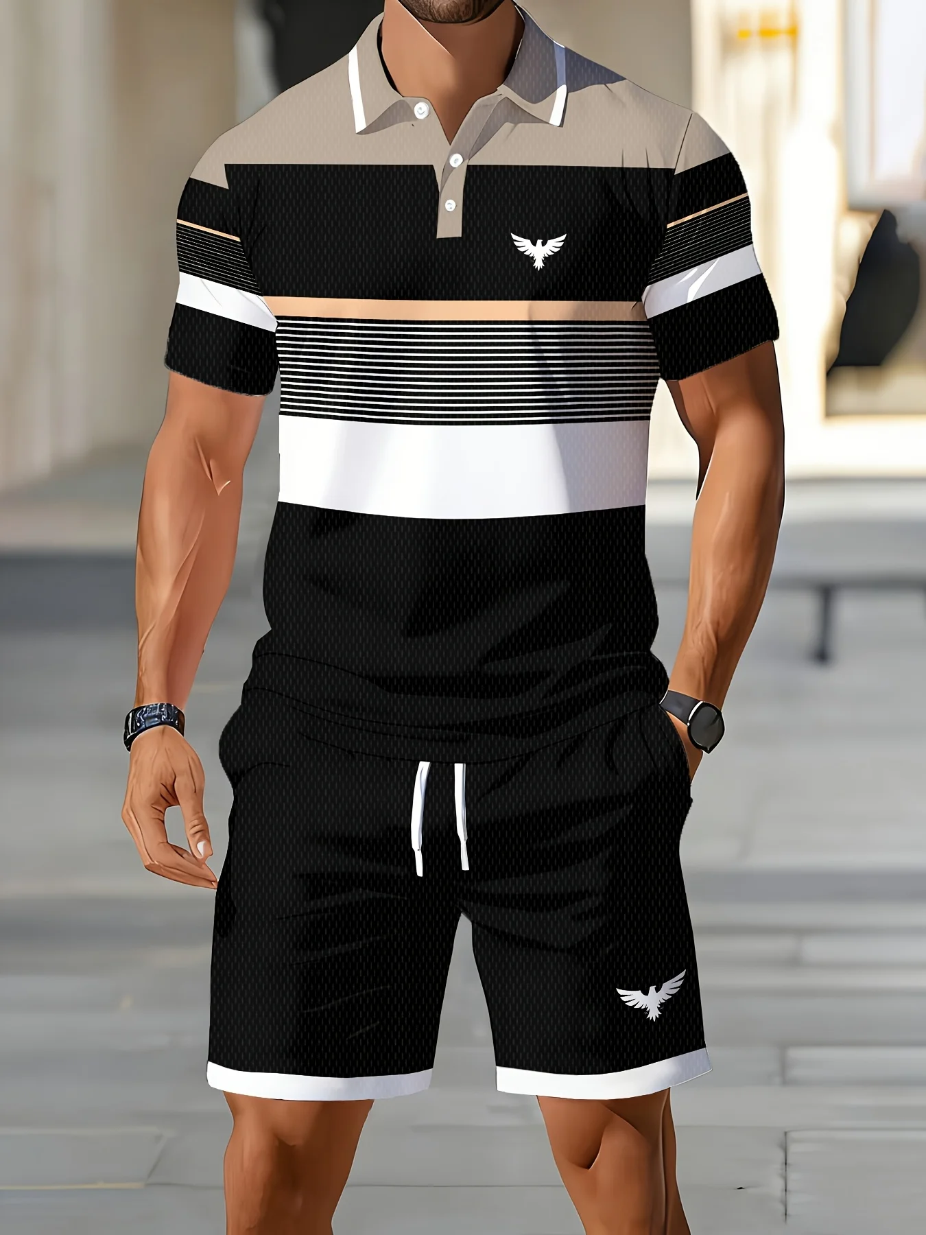 2026 Summer Men's Polo Shirt Set - 3D Printed Design Breathable Lightweight Comfortable Fashionable Outdoor Men's Clothing
2026 Summer Men's Polo Shirt Set - 3D Printed Design Breathable Lightweight Comfortable Fashionable Outdoor Men's Clothing