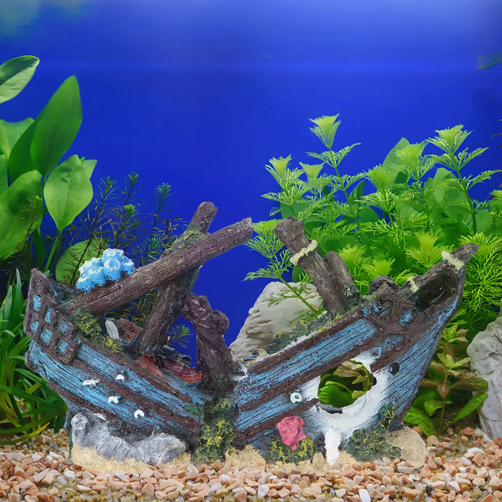 1Pcs Resin Shipwreck Debris Aquarium Landscaping Ornament Fish Tank Adornment Natural Look No Color Peeling Lightweight Aquatic
1Pcs Resin Shipwreck Debris Aquarium Landscaping Ornament Fish Tank Adornment Natural Look No Color Peeling Lightweight Aquatic
