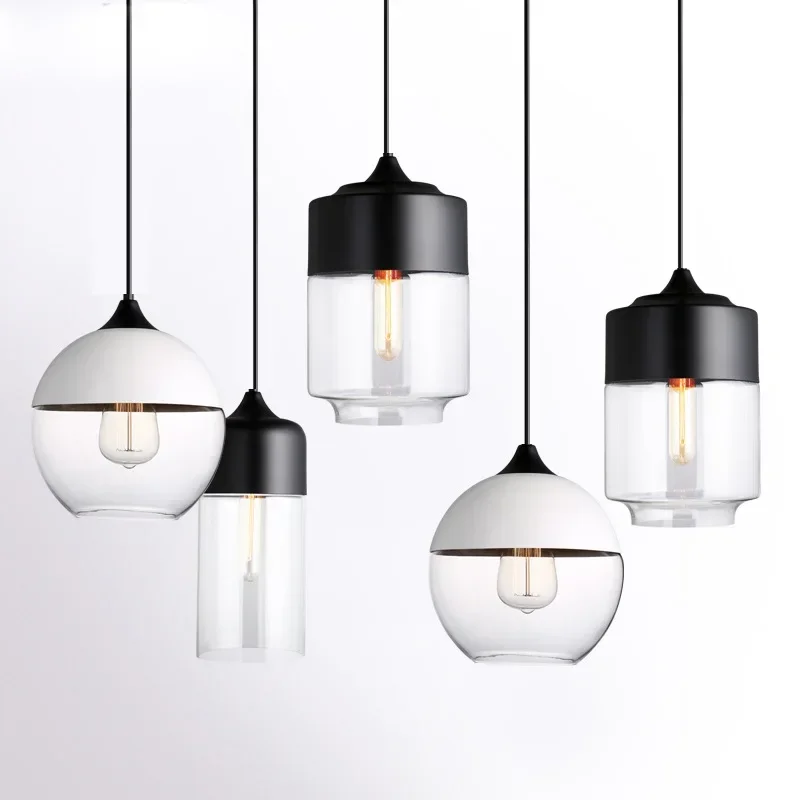 LED Nordic Industrial Glass Pendant Light Retro Loft Living Room Kitchen Dining Room Glass Hanging Lamp American Retro
LED Nordic Industrial Glass Pendant Light Retro Loft Living Room Kitchen Dining Room Glass Hanging Lamp American Retro