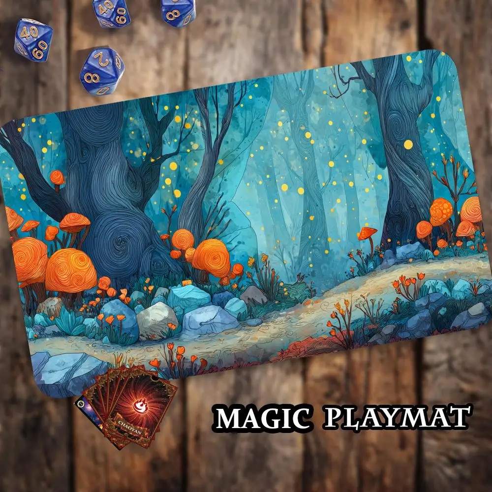 Firefly Mushroom Forest MTG Playmat Magic Card Battle Mat Non-Slip Durable 35X60CM Commander playmat Board Game Mat for TCG
Firefly Mushroom Forest MTG Playmat Magic Card Battle Mat Non-Slip Durable 35X60CM Commander playmat Board Game Mat for TCG