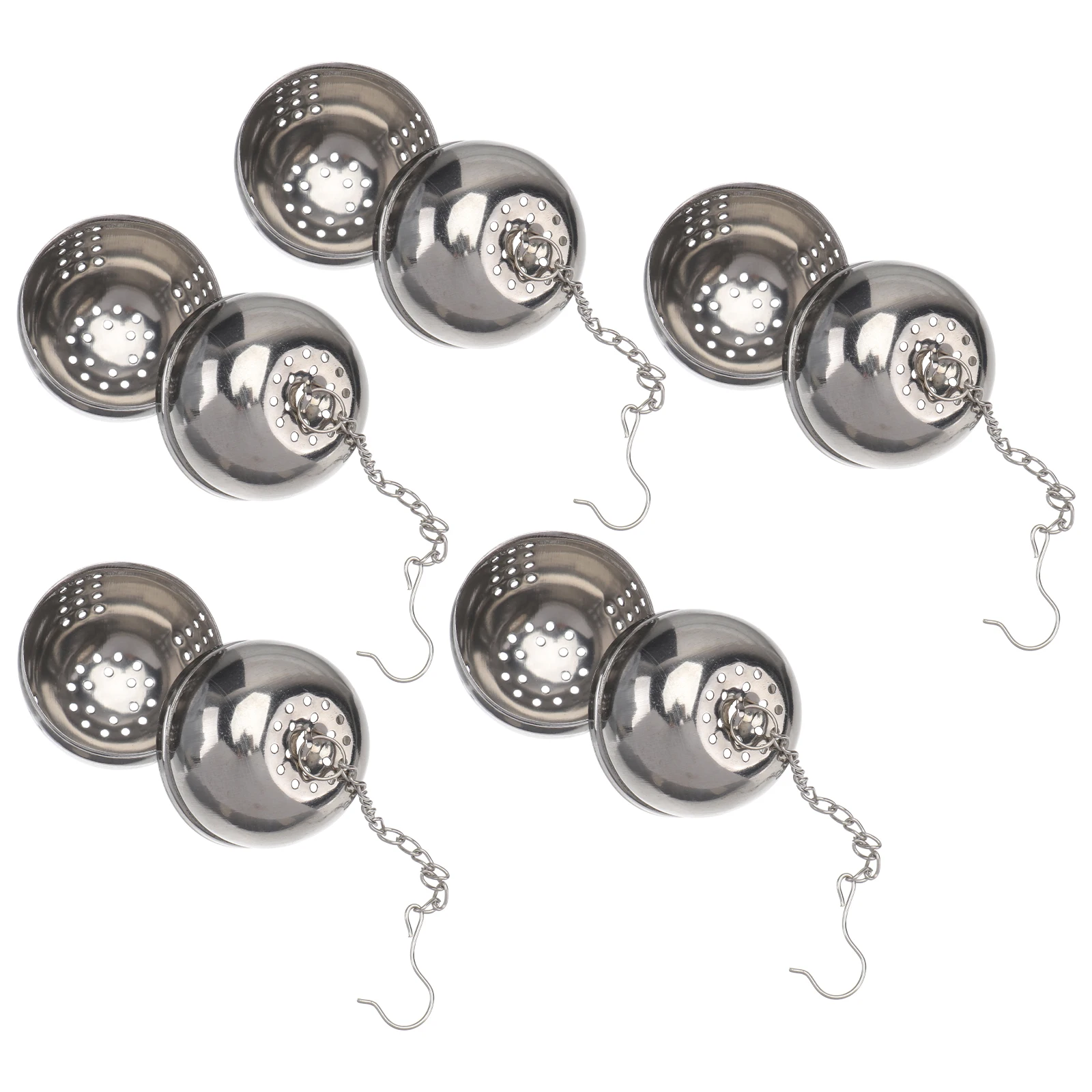 5Pcs Stainless Steel Tea Strainer Seasoning Ball 304 Travel Home Infuser Filter Loose Leaf Teas Herbs Spices Kitchen Bar
5Pcs Stainless Steel Tea Strainer Seasoning Ball 304 Travel Home Infuser Filter Loose Leaf Teas Herbs Spices Kitchen Bar