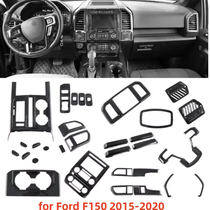 LHD ABS Carbon Interior Mouldings For Ford F150 2015-2020 Window Lift Switch Dashboard Trim Navigation Panel Side Vent Out
LHD ABS Carbon Interior Mouldings For Ford F150 2015-2020 Window Lift Switch Dashboard Trim Navigation Panel Side Vent Out