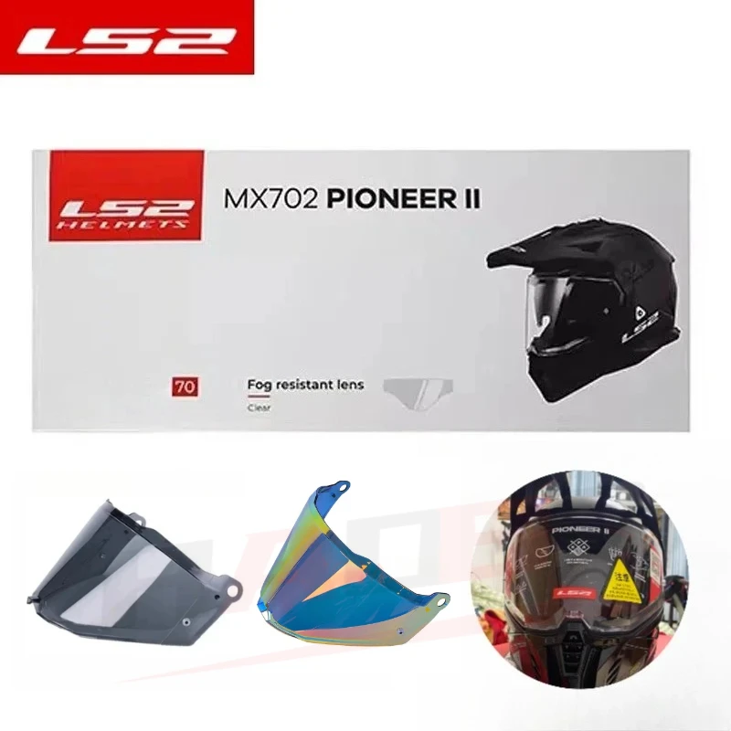 LS2 Pioneer II MX702 Motorcycle Adventure Helmet Original Visor Mx702 Helmet Lens Replacement Accessories Anti-fog Sticker
LS2 Pioneer II MX702 Motorcycle Adventure Helmet Original Visor Mx702 Helmet Lens Replacement Accessories Anti-fog Sticker
