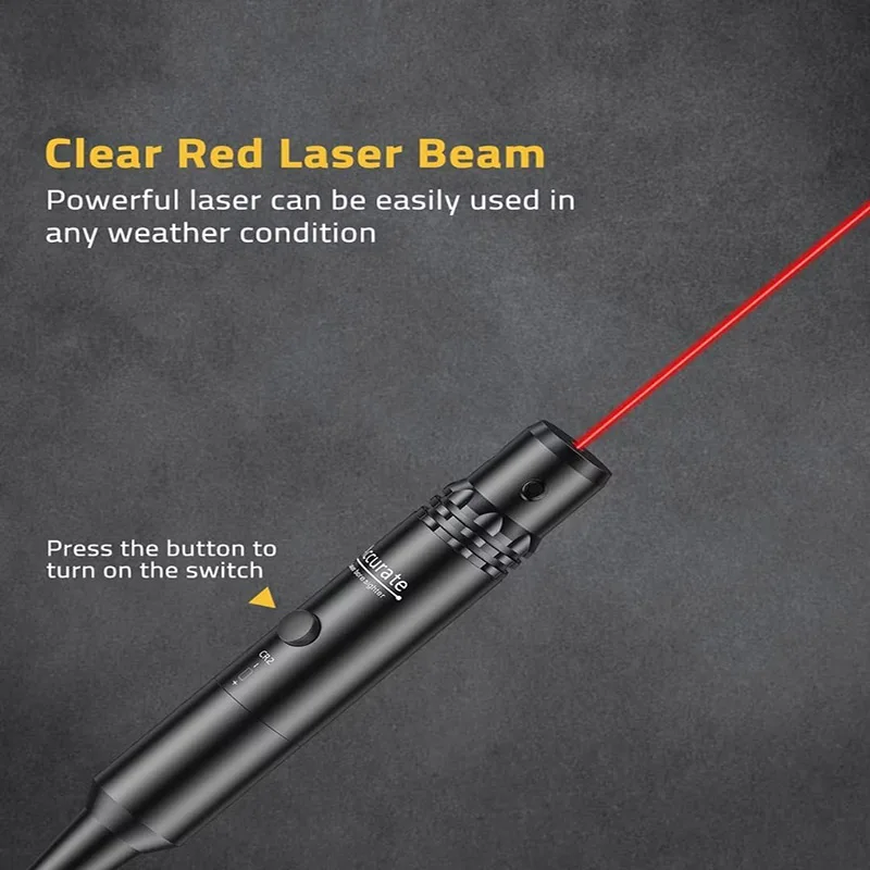Professional Red Laser Bore Sight Kit 32 Adapters 0.17 to 12GA Calibers Button Switch Hunting
Professional Red Laser Bore Sight Kit 32 Adapters 0.17 to 12GA Calibers Button Switch Hunting