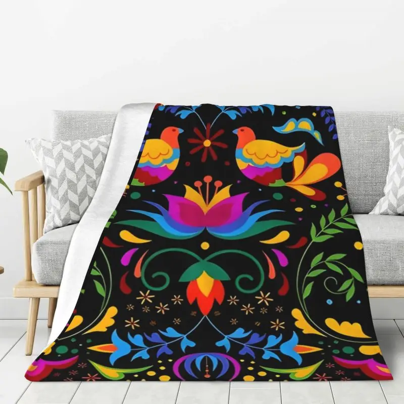 Custom 3D Printed Mexican Flowers Otomi And Birds Blankets Comfortable Soft Flannel Autumn Throw Blanket for Sofa Home Bed
Custom 3D Printed Mexican Flowers Otomi And Birds Blankets Comfortable Soft Flannel Autumn Throw Blanket for Sofa Home Bed