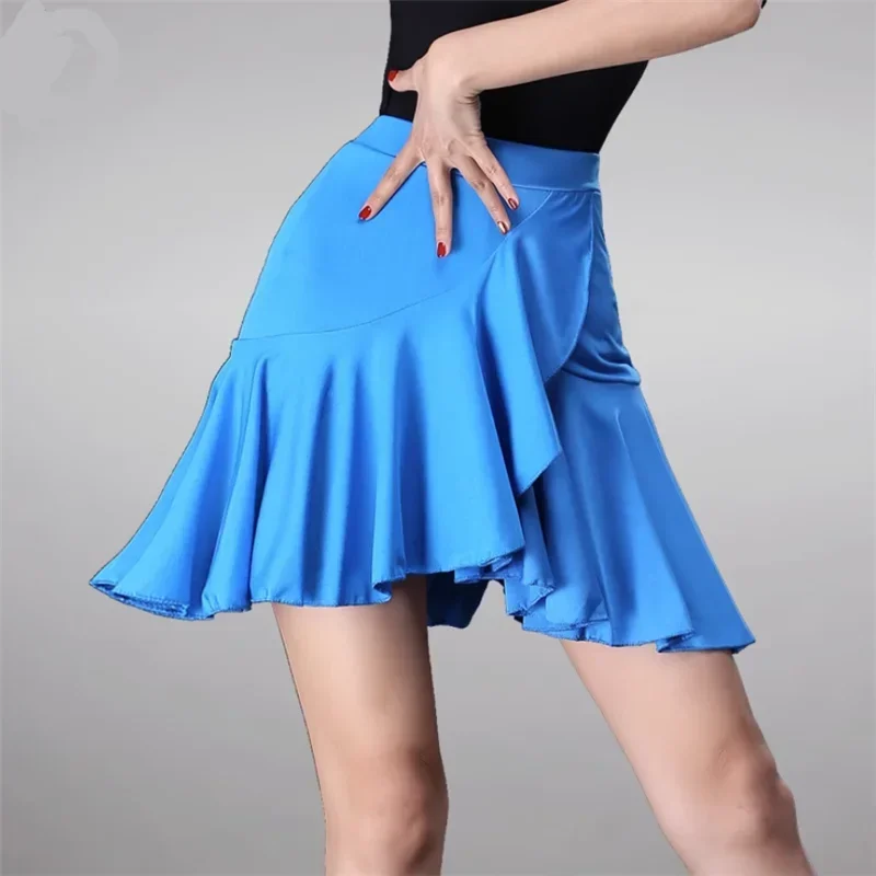 Womens Latin Dance Skirt Ballroom Rumba Samba Tango Chacha Ruffles Skirts Wrap Dancewear Costume Stage Performamnce Skirts
Womens Latin Dance Skirt Ballroom Rumba Samba Tango Chacha Ruffles Skirts Wrap Dancewear Costume Stage Performamnce Skirts