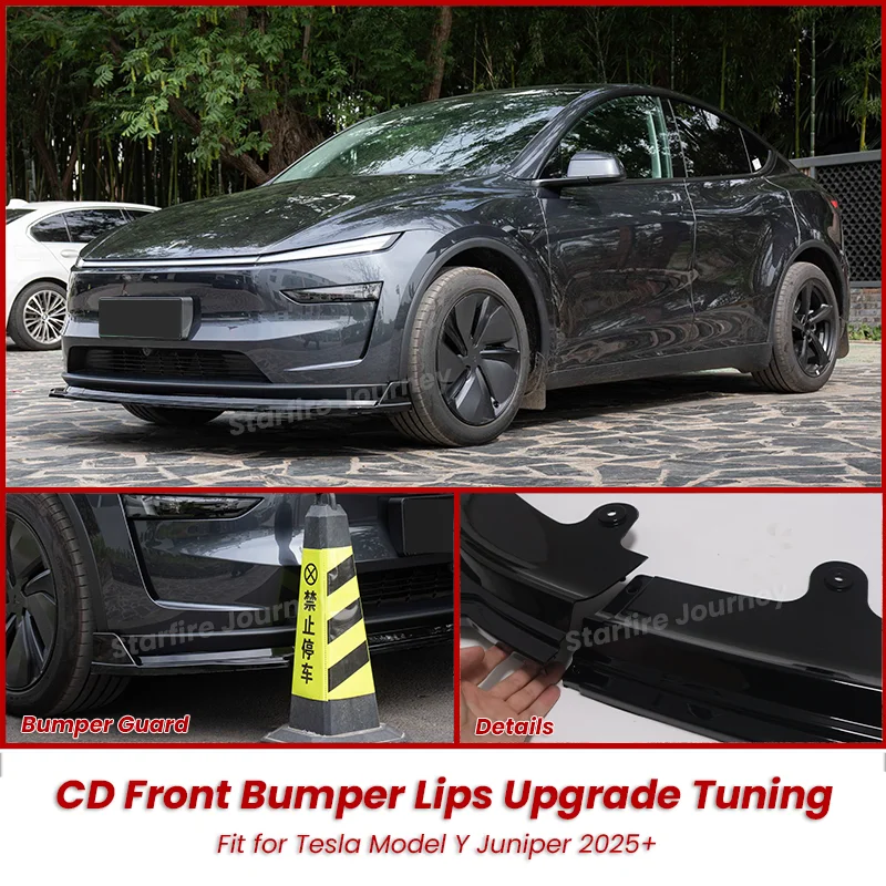 Front Lip For 2025+ Tesla Model Y Juniper Bumper Lip Front Guard Trim Spoiler ABS Black Carbon CD Body kit Auto Accessorie
Front Lip For 2025+ Tesla Model Y Juniper Bumper Lip Front Guard Trim Spoiler ABS Black Carbon CD Body kit Auto Accessorie