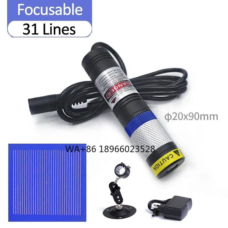 High quality DOE 31 wire waterproof D20X90mm can focus 405nm 450nm 5v blue wire 80mW 100mW infrared module cutting positioning
High quality DOE 31 wire waterproof D20X90mm can focus 405nm 450nm 5v blue wire 80mW 100mW infrared module cutting positioning
