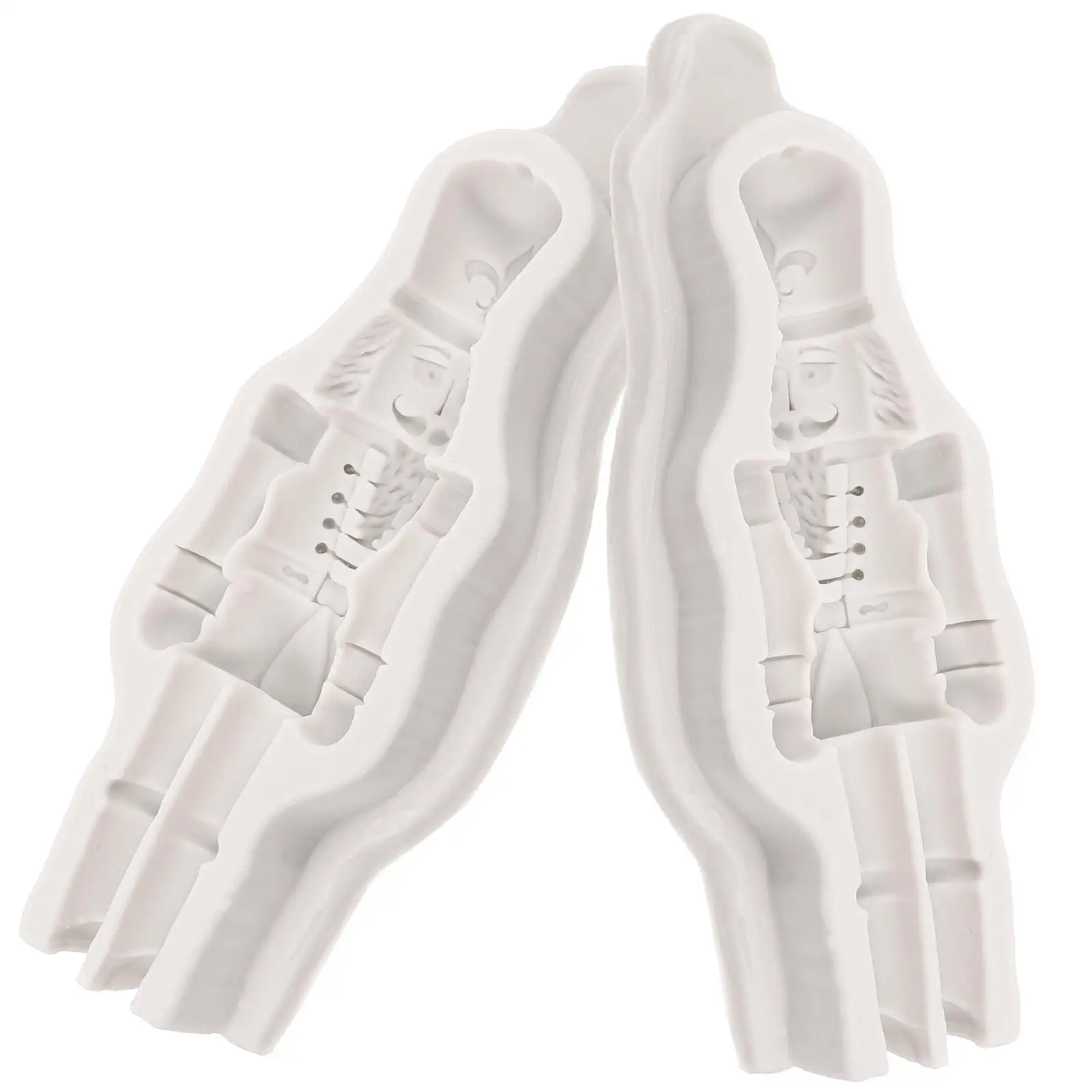 2Pcs Nutcracker Soldier Molds Grey Christmas Silicone Craft DIY Jewelry Making ToolsReusable Decor Accessories
2Pcs Nutcracker Soldier Molds Grey Christmas Silicone Craft DIY Jewelry Making ToolsReusable Decor Accessories