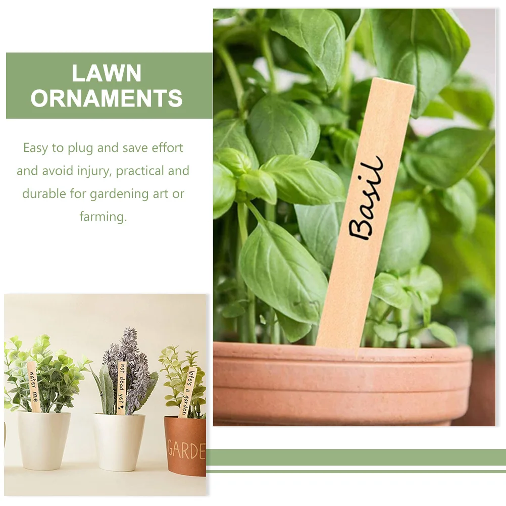 50 Pcs Plant Labels Wooden Tags for Pots Garden Markers Modern Style Durable Practical Easy DIY Wood Decoration
50 Pcs Plant Labels Wooden Tags for Pots Garden Markers Modern Style Durable Practical Easy DIY Wood Decoration