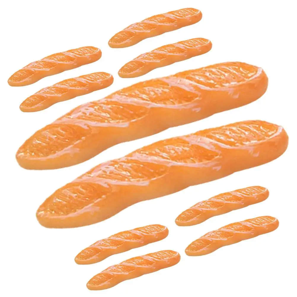 15 Pcs Simulation Baguette Mini Bread Decor Realistic Details House Toy DIY Prop Orange Resin Craft Dessert Model
15 Pcs Simulation Baguette Mini Bread Decor Realistic Details House Toy DIY Prop Orange Resin Craft Dessert Model