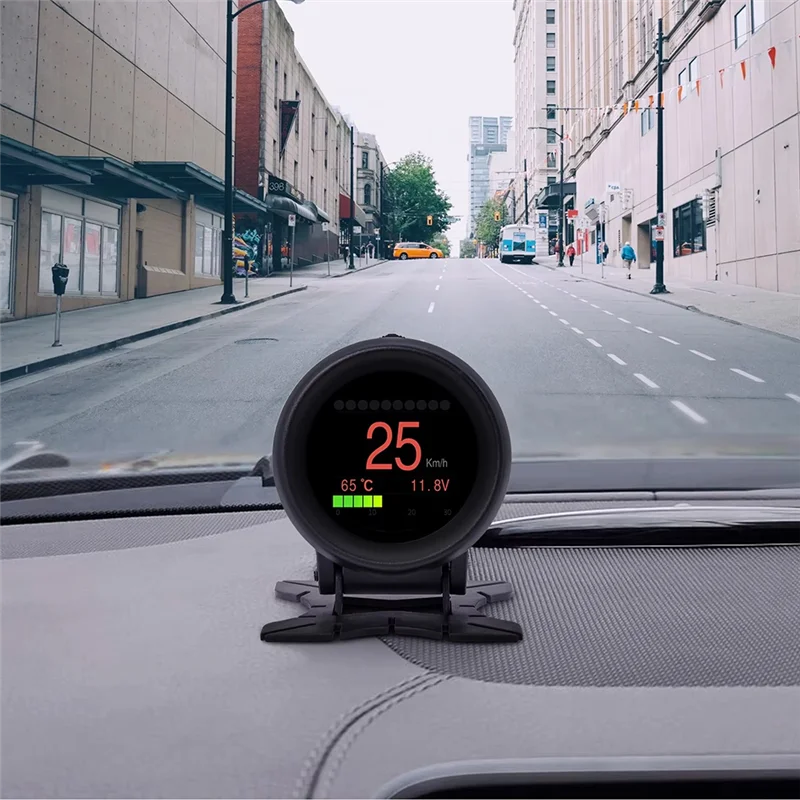 Car OBD Speedometer Heads Up Display Digital Meter Mileage Water Temp Oil Pressure Time Distance Speed Gauge-A08Q
Car OBD Speedometer Heads Up Display Digital Meter Mileage Water Temp Oil Pressure Time Distance Speed Gauge-A08Q