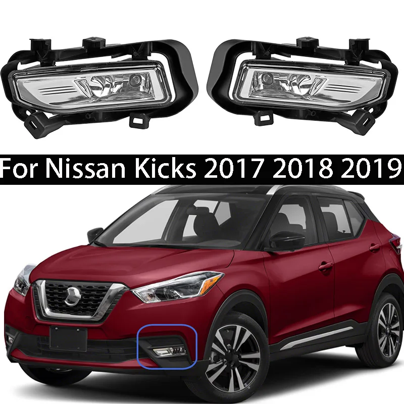 Pair Set For Nissan Kicks 2018 2019 2020 Bumper Fog Lights Driver Lamps w/Switch Kit & Bulb
Pair Set For Nissan Kicks 2018 2019 2020 Bumper Fog Lights Driver Lamps w/Switch Kit & Bulb