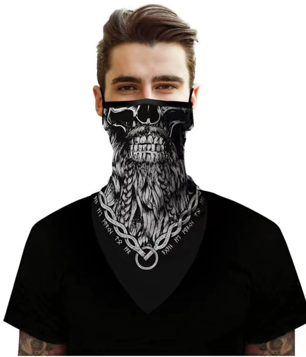 Balaclava Mask 3D Bandana Face Mask Unisex Black Skull Theme Fancy Dress Party Seamless Neck
Balaclava Mask 3D Bandana Face Mask Unisex Black Skull Theme Fancy Dress Party Seamless Neck