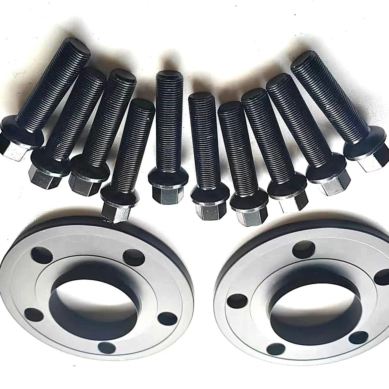 5X112 66.6 Hubcentric Spacer Kit with Extended Bolts 15x1.25 ball for mercedes benz GLE GLS (TUV Certified)
5X112 66.6 Hubcentric Spacer Kit with Extended Bolts 15x1.25 ball for mercedes benz GLE GLS (TUV Certified)