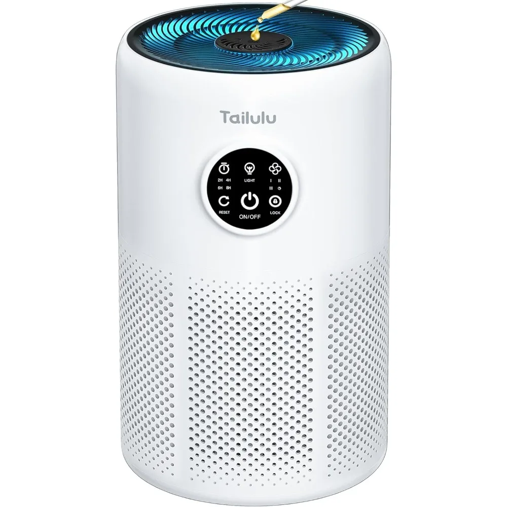 Очиститель воздуха для дома, большая комната до 1360 кв. футов HEPA-фильтр для домашних животных, перхоть, дым, запах, пыльца, 15 дБ, таймер режима сна
Очиститель воздуха для дома, большая комната до 1360 кв. футов HEPA-фильтр для домашних животных, перхоть, дым, запах, пыльца, 15 дБ, таймер режима сна