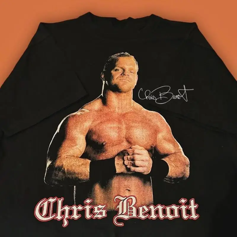 Редкая коллекционная футболка Chris Benoit для фанатов от S до 5XL
Редкая коллекционная футболка Chris Benoit для фанатов от S до 5XL