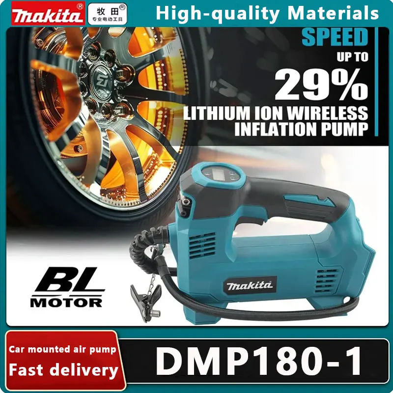 Беспроводной компрессор MAKITA 18V DMP180-1 Li-Ion (без АКБ и ЗУ) для автомобиля, портативный насос для накачки шин, электрический насос для мотоциклов
Беспроводной компрессор MAKITA 18V DMP180-1 Li-Ion (без АКБ и ЗУ) для автомобиля, портативный насос для накачки шин, электрический насос для мотоциклов