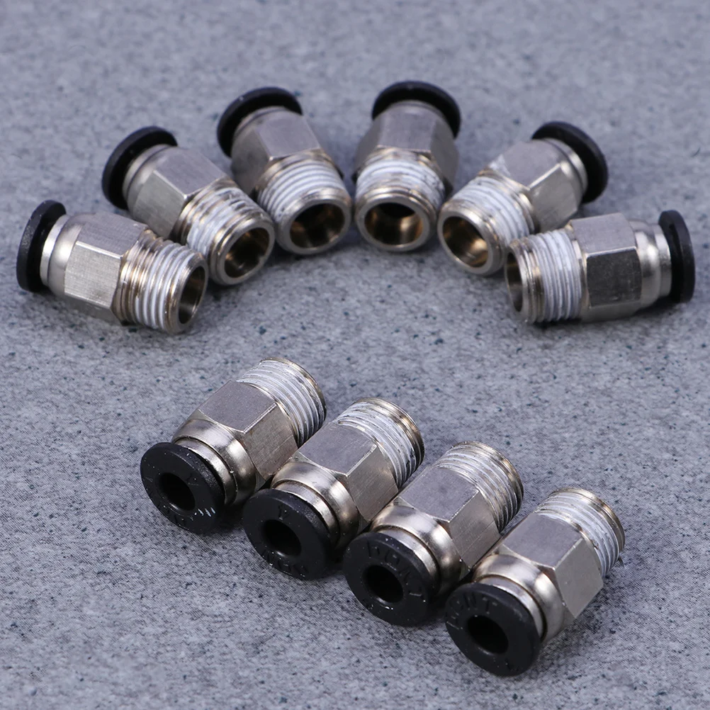 8Pcs 3D Printer Ptfe Tube Fittings Male Straight Pneumatic Connector Durable Automatic Lock for Metal Extruder 
8Pcs 3D Printer Ptfe Tube Fittings Male Straight Pneumatic Connector Durable Automatic Lock for Metal Extruder