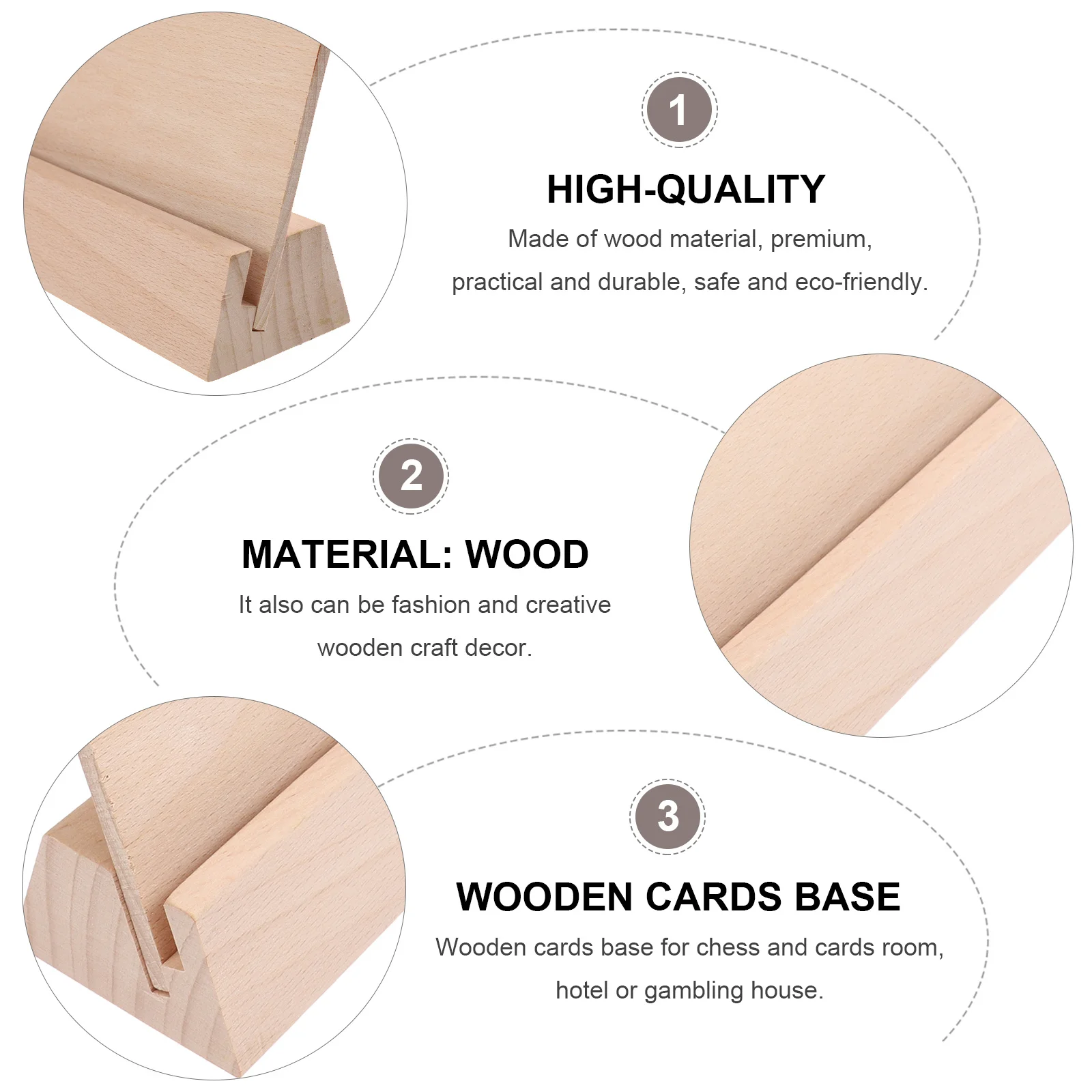 1 шт., деревянная основа для карточек, настольный органайзер из цельного дерева, натуральный ремесленный декор для шахматной комнаты, отеля, казино, подставка для карточек
1 шт., деревянная основа для карточек, настольный органайзер из цельного дерева, натуральный ремесленный декор для шахматной комнаты, отеля, казино, подставка для карточек