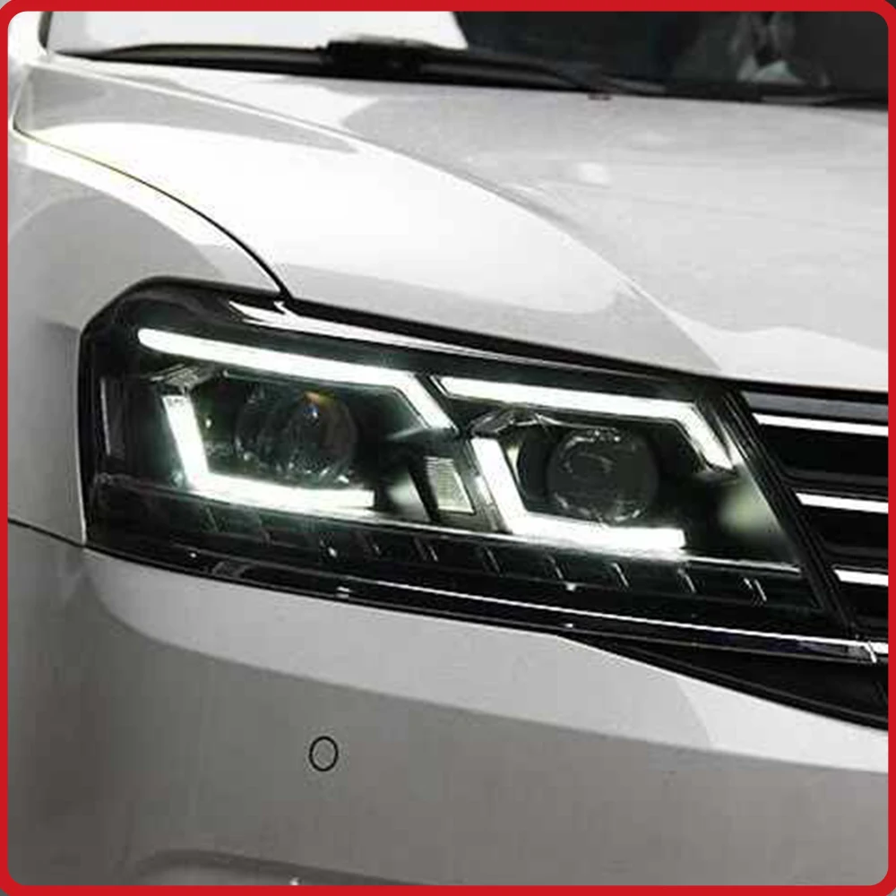 Car Front Lamps For VW Passat B7 2011-2015 Headlights Assembly Upgrade LED Streamer Turn Light Start Animation Time limited
Car Front Lamps For VW Passat B7 2011-2015 Headlights Assembly Upgrade LED Streamer Turn Light Start Animation Time limited