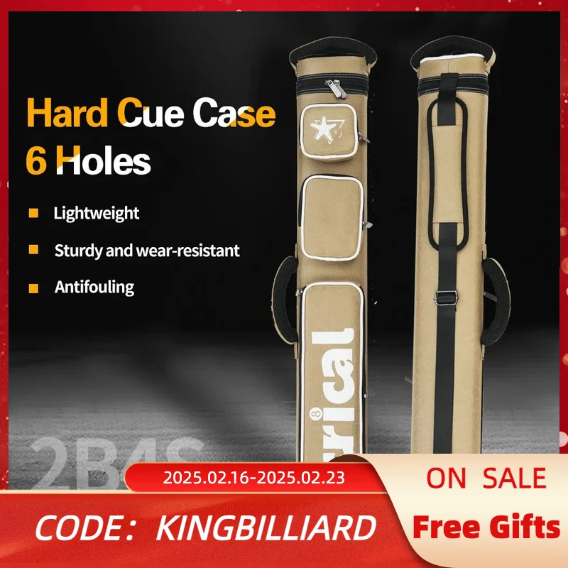 CRICAL Billiard Cue Case 6 Holes 2 Butts 4 Shafts Blue Black High Capacity Oxford Canvas Bag Carry Sturdy Wear-resistant Case
CRICAL Billiard Cue Case 6 Holes 2 Butts 4 Shafts Blue Black High Capacity Oxford Canvas Bag Carry Sturdy Wear-resistant Case