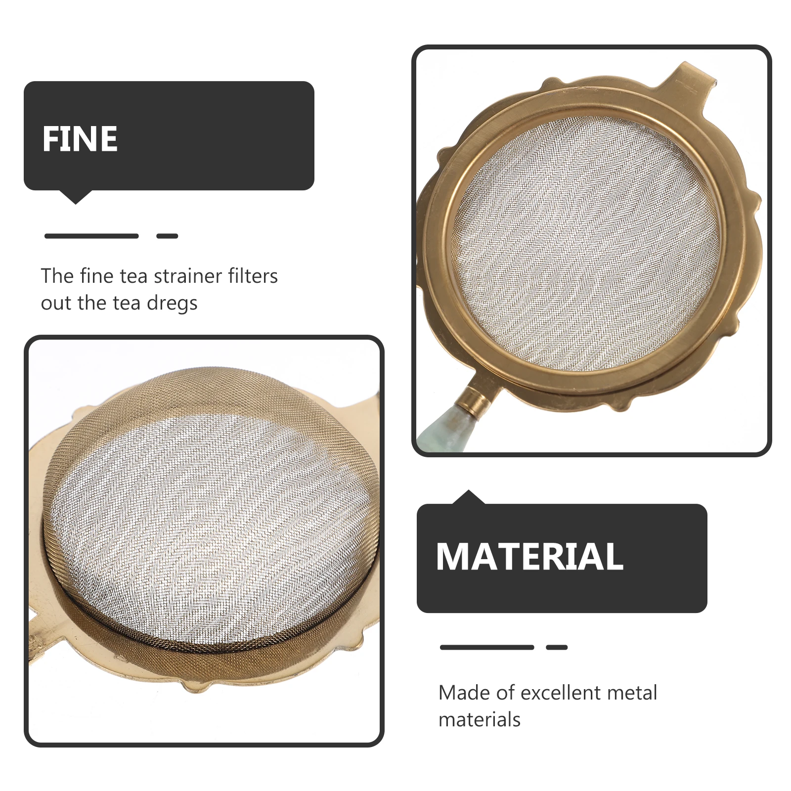 1pc Tea Strainer Set Fine Mesh Stainless Steel Filter For Loose Leaf Tea Black Green Oolong Chamomile Dregs Free Brewing Tool
1pc Tea Strainer Set Fine Mesh Stainless Steel Filter For Loose Leaf Tea Black Green Oolong Chamomile Dregs Free Brewing Tool